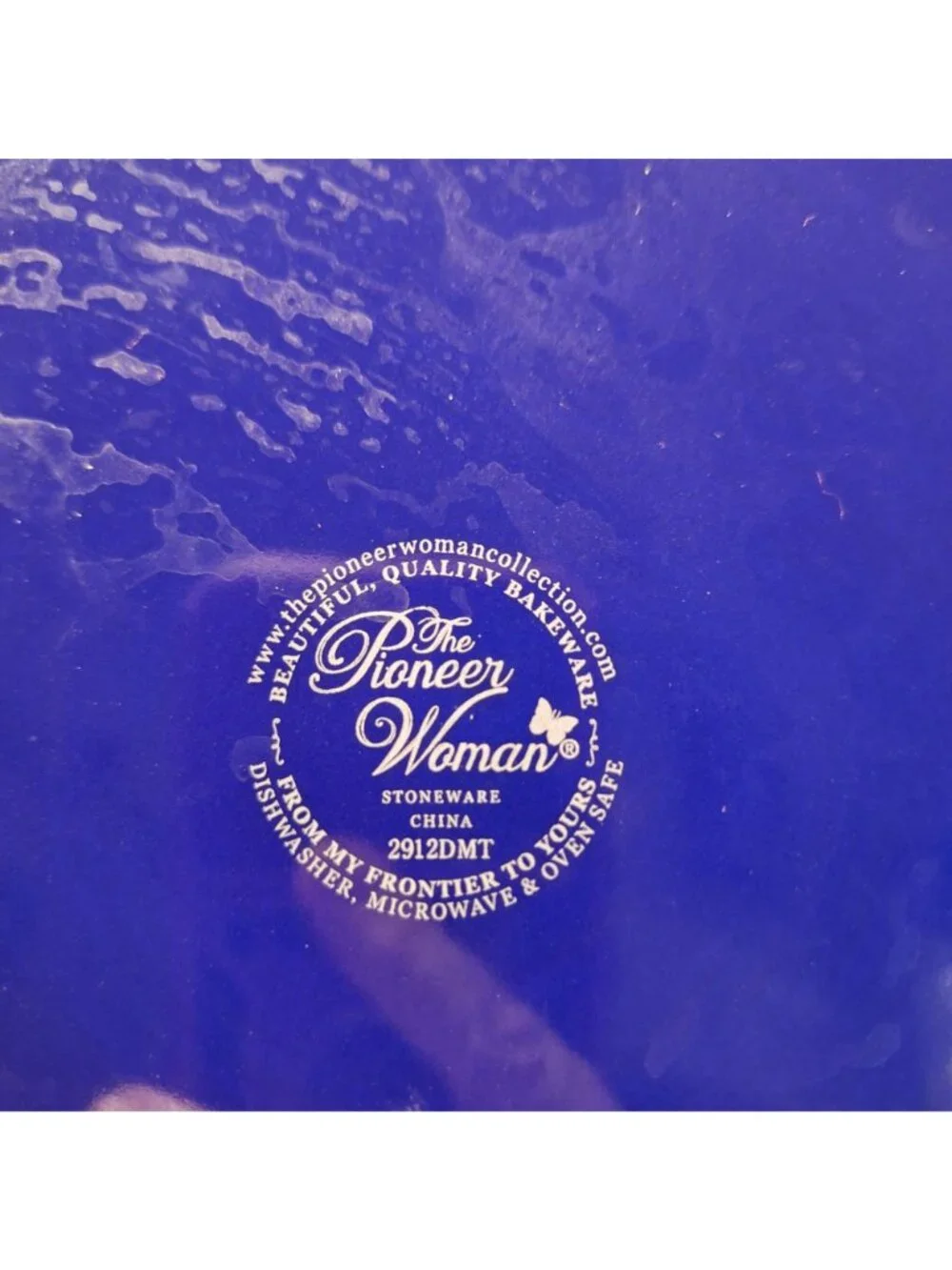 THE PIONEER WOMAN STONEWARE PIE/CAKE/DISH VIBRANT CELIA FLORAL PATTERN #2912DMT